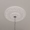 Ekena Millwork Sydney Ceiling Medallion (Fits Canopies up to 5 3/4"), 27 3/4"OD x 2"P, Primed White CM27SY - alternate 8